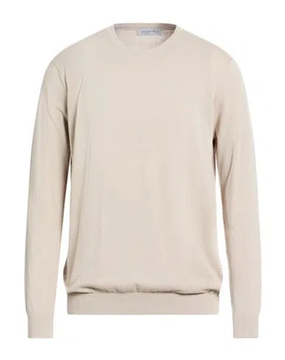 Jeordie's Man Sweater Light Grey Size Xxl Cotton In Neutral