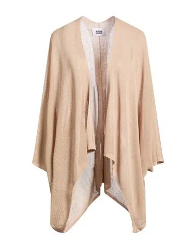 Alpha Studio Woman Cardigan Sand Size 6 Viscose, Polyester In Neutral