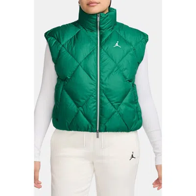 Jordan Brooklyn Therma-fit Quilted Puffer Vest In Multi