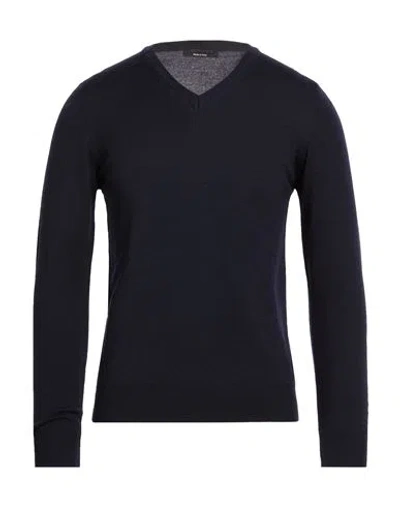 Jeordie's Man Sweater Navy Size S Merino Wool In Black