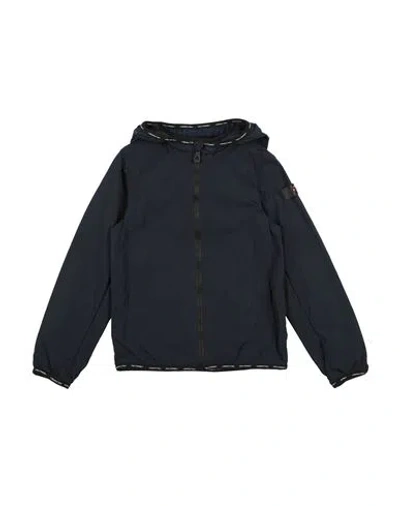 Peuterey Toddler Girl Jacket Midnight Blue Size 6 Polyamide In Black
