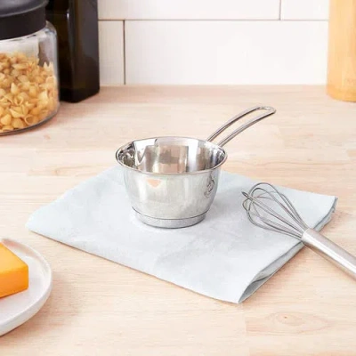 Kuchenprofi Saucepan W/ Clad Bottom, 0.26 Qt., 4-inch Diameter In Silver