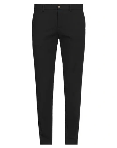 Paul Miranda Man Pants Black Size 36 Polyester, Viscose, Elastane In Black