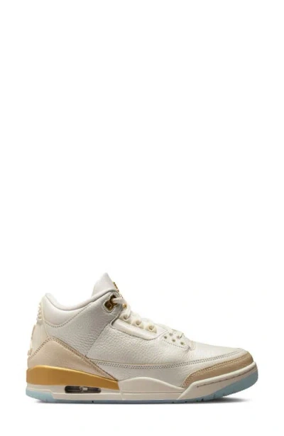 Jordan Air  3 Retro Basketball Sneaker In Neutral