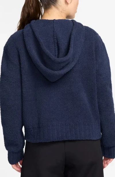 Nike Sportswear Phoenix Oversize Bouclé Hoodie In Blue