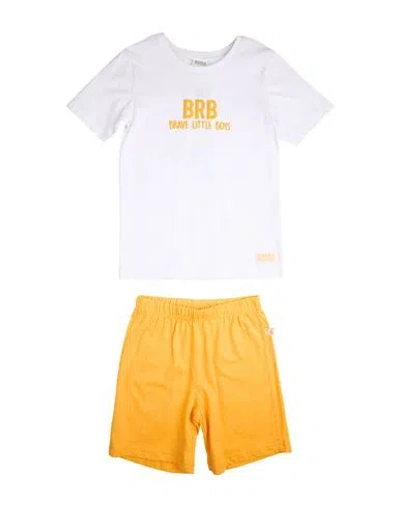 Birba Toddler Boy Co-ord Marigold Size 6 Cotton In Multi