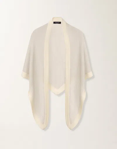 Fabiana Filippi Mohair Scarf With Sequins In Gray