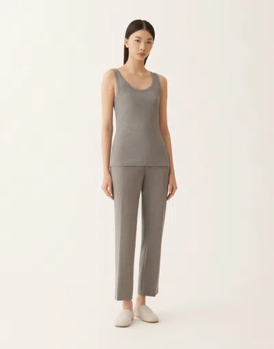 Fabiana Filippi Jersey Tank Top In Gray