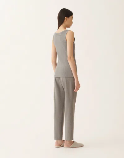 Fabiana Filippi Jersey Tank Top In Gray