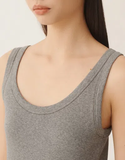 Fabiana Filippi Jersey Tank Top In Gray