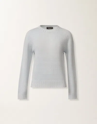 Fabiana Filippi Platinum Sweater With Lurex In Gray