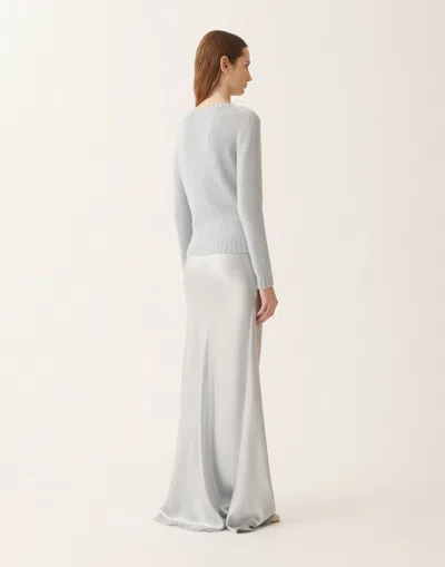 Fabiana Filippi Platinum Sweater With Lurex In Gray