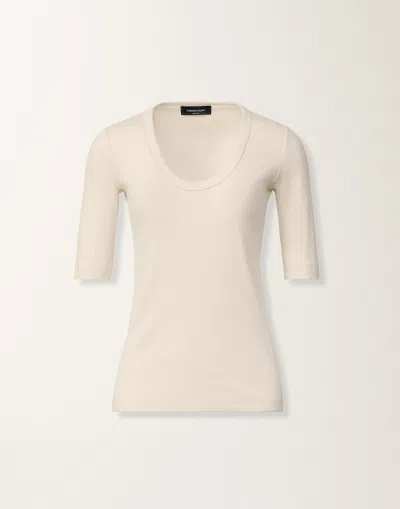 Fabiana Filippi Cotton T-shirt In White
