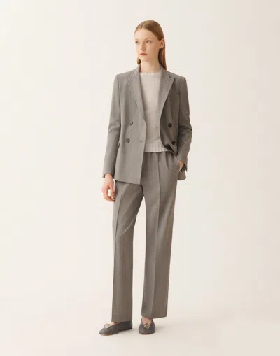 Fabiana Filippi Platinum Sweater With Lurex In Gray