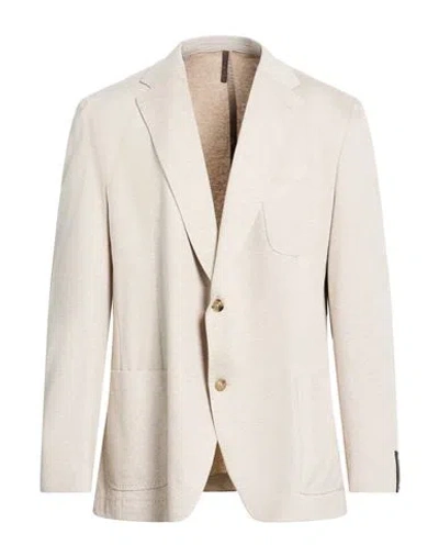 Windsor . Man Blazer Beige Size 48 Cotton, Polyamide In Neutral