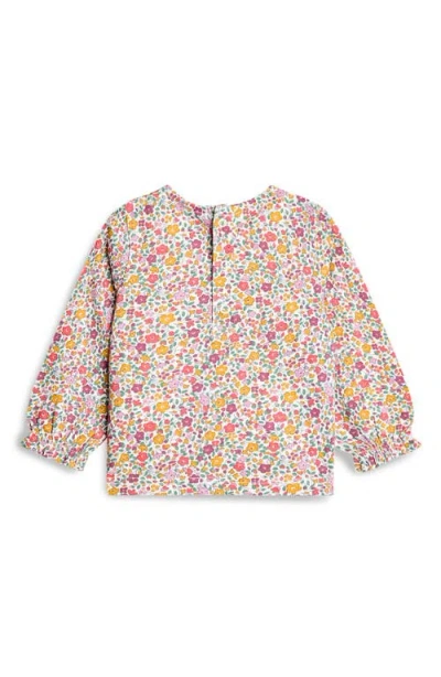 Jojo Maman Bébé Jojo Maman Bebe Bunny Cotton Blend T-shirt & Corduroy Overalls Set In Red