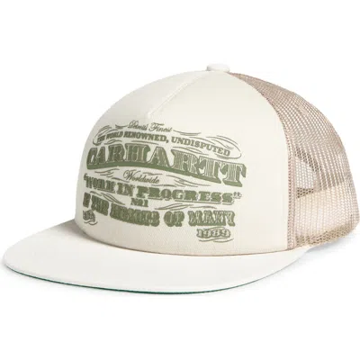 Carhartt Work In Progress 3 One 3 Adjustable Trucker Hat In Neutral