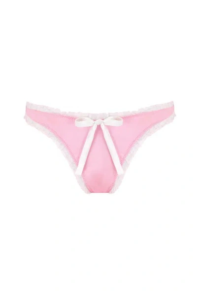 Scarlett Gasque Miss Bo Peep Thong In Pink