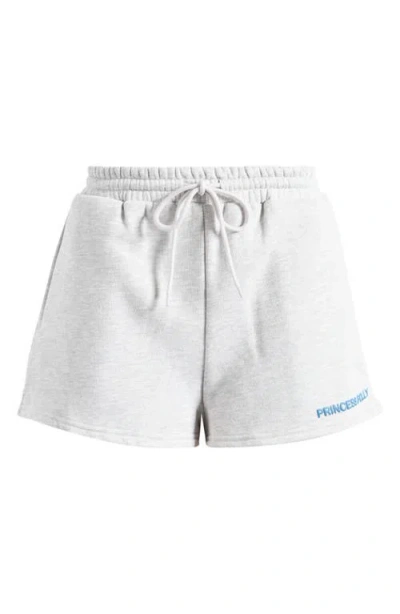 Princess Polly Cotton Blend Drawstring Sweat Shorts In Gray
