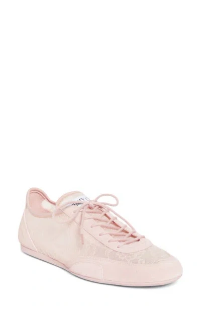 Jimmy Choo Sunny Low Top Sneaker In Pink