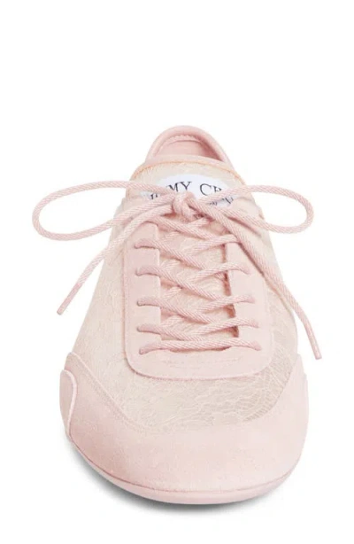 Jimmy Choo Sunny Low Top Sneaker In Pink