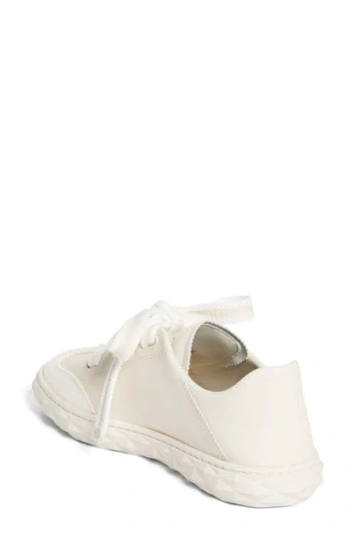 Jimmy Choo Diamond Light Flex Convertible Sneaker In White