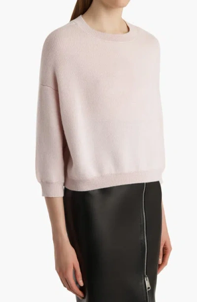Khaite Margaux Cashmere Crewneck Sweater In Pink