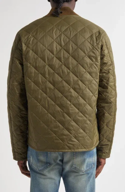 Double Rl Quilted Reversible Jacket In Green