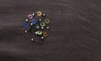 Mango Teen Sequin Embellished Babydoll Top In Brown