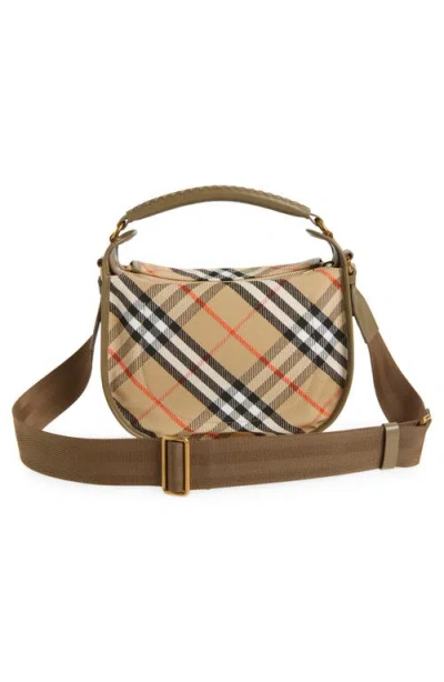 Burberry Small B Clip Check Messenger Bag In Multi