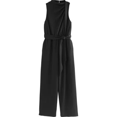 Next Cowl Neck Jumpsuit In Black