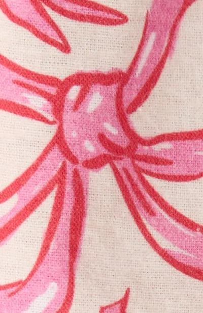 Kilo Brava Print Cotton Pajamas In Pink