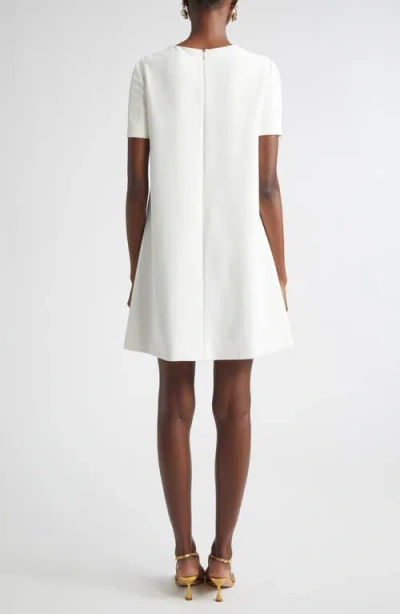 Carolina Herrera Poppy Print Stretch Crepe A-line Minidress In Multi