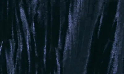 Mango Teen Velvet & Lace Camsiole In Blue