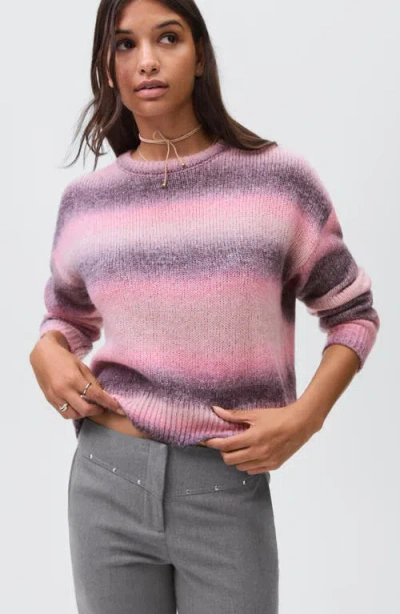 Mango Teen Studded Low Rise Pants In Gray