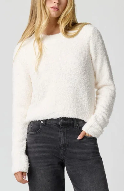 Florence By Mills Crop Crewneck Sweater In White