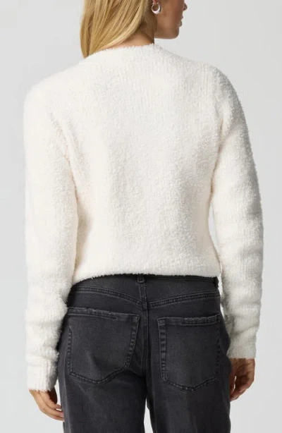 Florence By Mills Crop Crewneck Sweater In White