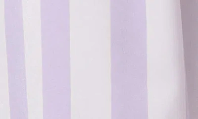 Florence By Mills Drawstring Waist Satin Pajama Pants In Purple