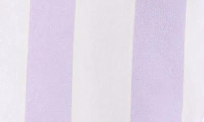 Florence By Mills Dream Satin Pajama Shirt In Purple