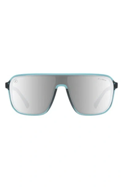 Blenders Eyewear Meister X2 133mm Polarized Flat Top Sunglasses In Multi