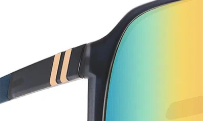 Blenders Eyewear Exposé 132mm Polarized Semi Rimless Shield Sunglasses In Multi