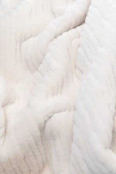 Sea To Me Blankets Malibu Meditation Lumbar Accent Pillow In White