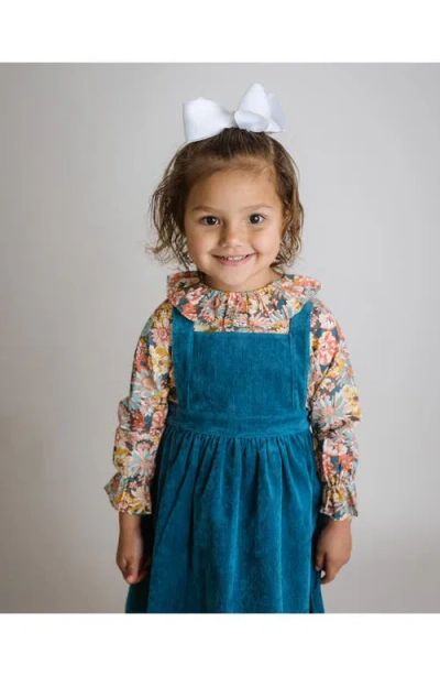 Cuclie Fall Floral Blouse In Multi