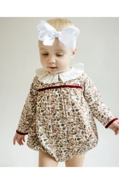 Cuclie Fall Acorns Bubble Romper In Multi