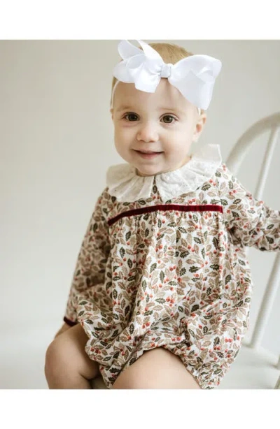 Cuclie Fall Acorns Bubble Romper In Multi