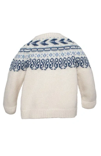 Cuclie Fair Isle Sweater In White