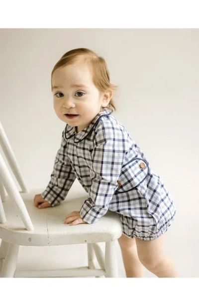 Cuclie Oliver Bubble Romper In Blue