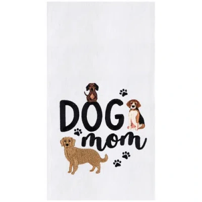 C & F Home C&f Home Dog Mom Kitchen And Bathroom Embroidered Hand Towel In Multi