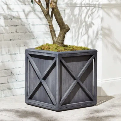 Napa Home & Garden Terrazza Outdoor Planter Large In Gray