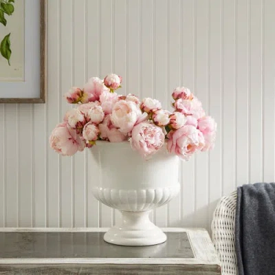 Napa Home & Garden Mirabelle Decorative Pedestal Bowl In White